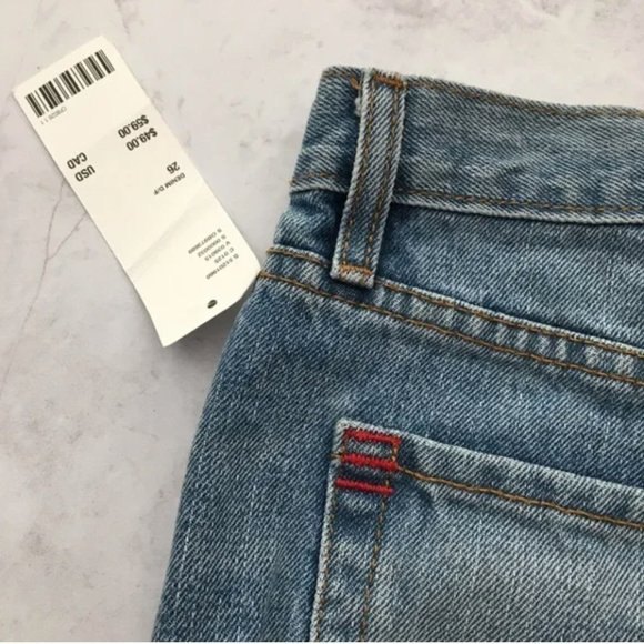🍉 NWT Urban Outfitters BDG High Rise Denim Shorts 26 - Picture 6 of 8